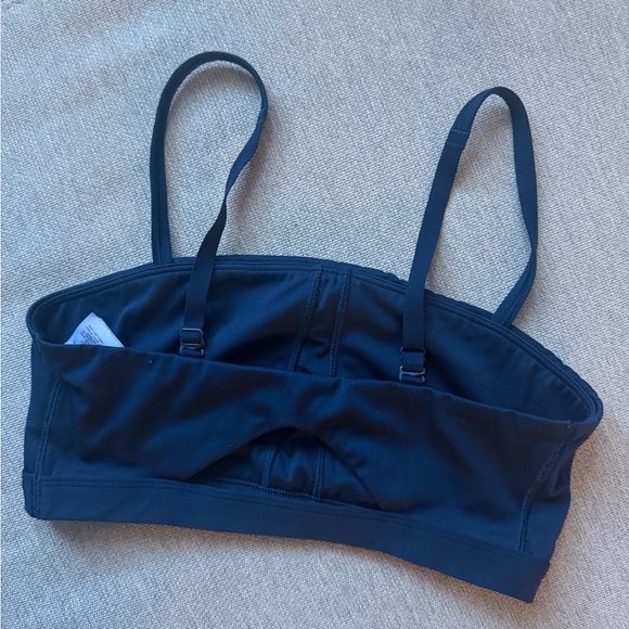 Gymshark Blue Seamless Crop Bralette with Thin Straps - Picture 3 of 4